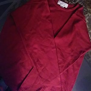 Simple red sweater